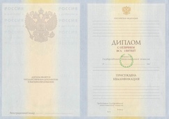 Красный диплом специалиста с 2009 по 2011 годы